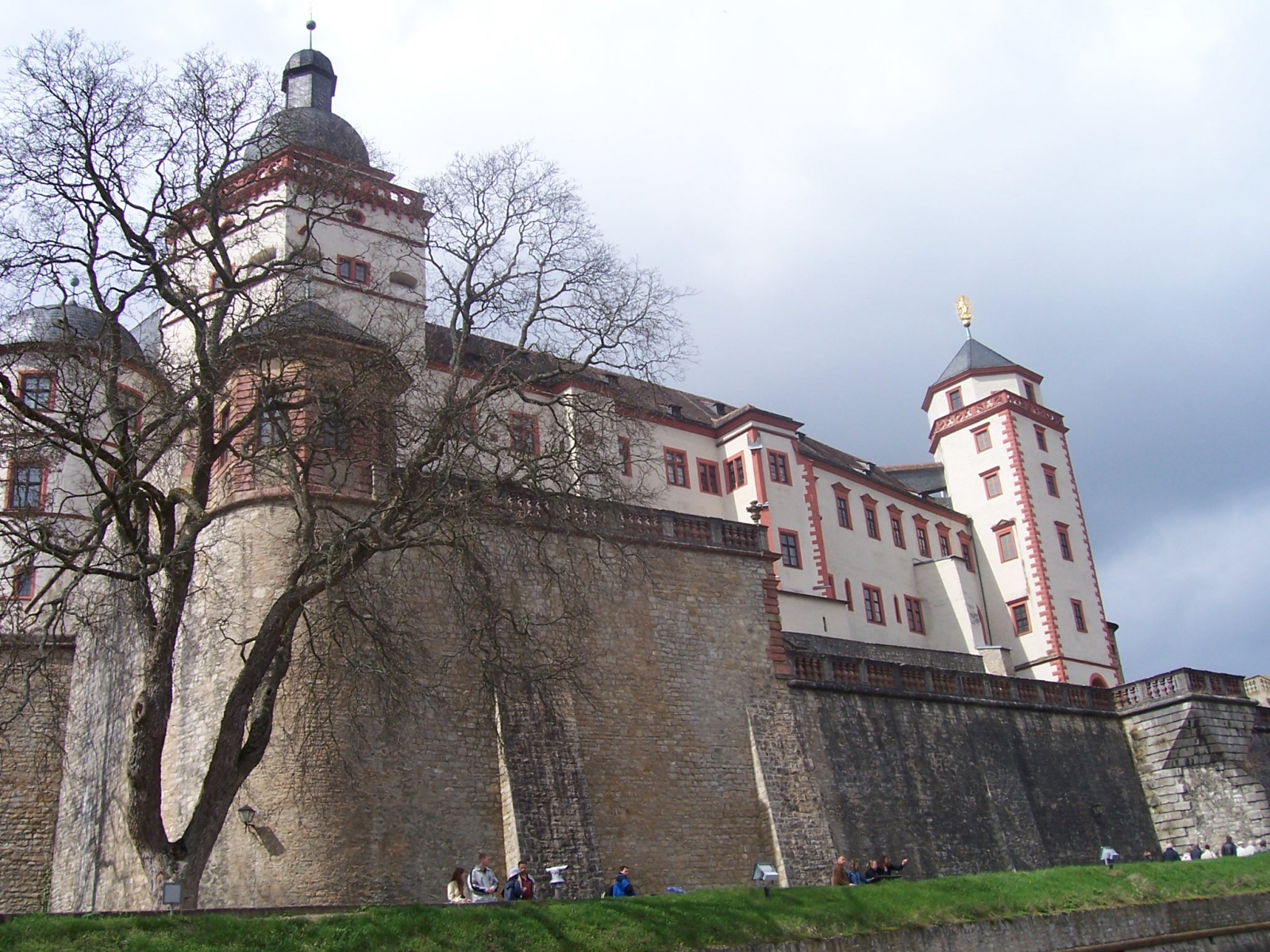 A castle in Würzburg, Germany.